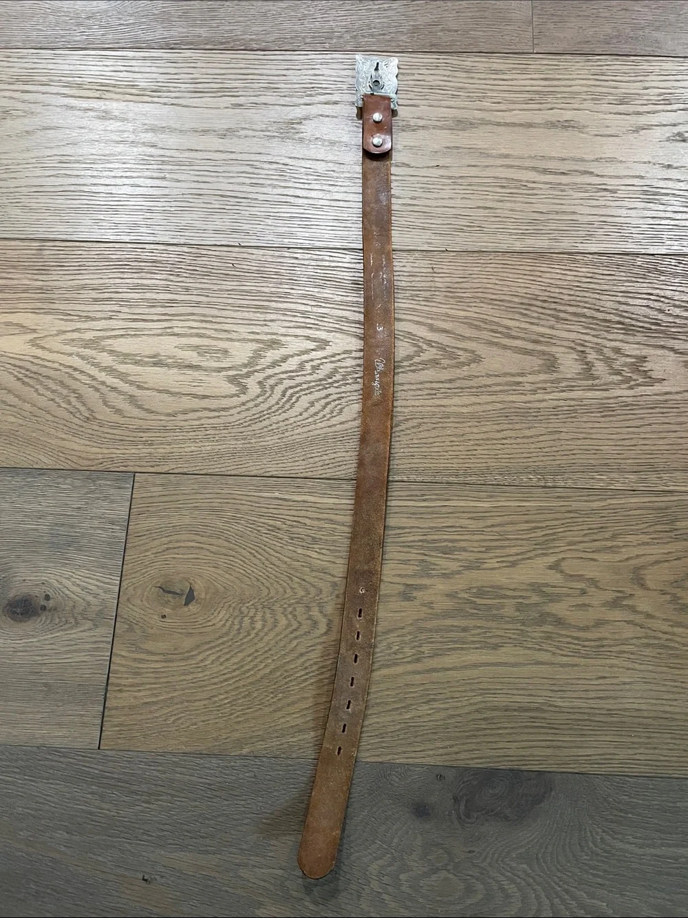 Vintage Wrangler Kids Leather Western Belt